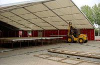Opbouw podium 